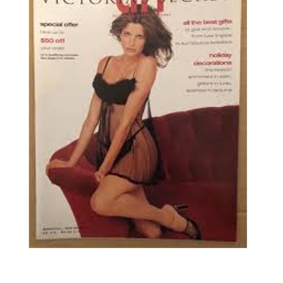 Vintage 1997 VICTORIA’S SECRET Fur Trim Sheer Babydoll Chemise 36C - Picture 11 of 12